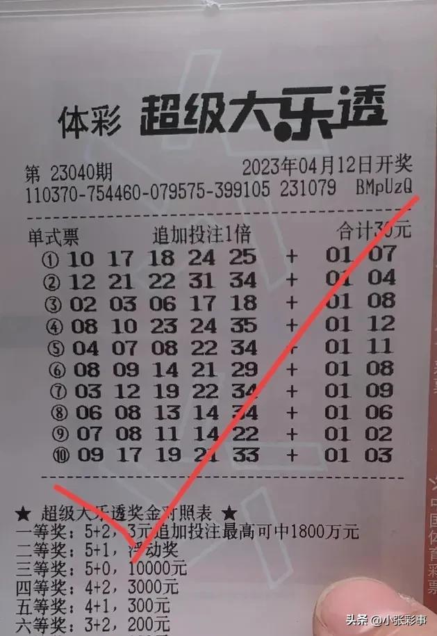 大了透和双色球