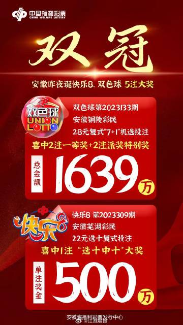 今晚揭晓，3D福彩与双色球共舞的幸运之夜